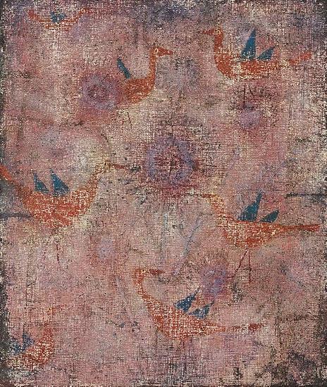 Paul Klee Blaugeflugelte Vogel signed and dated china oil painting image